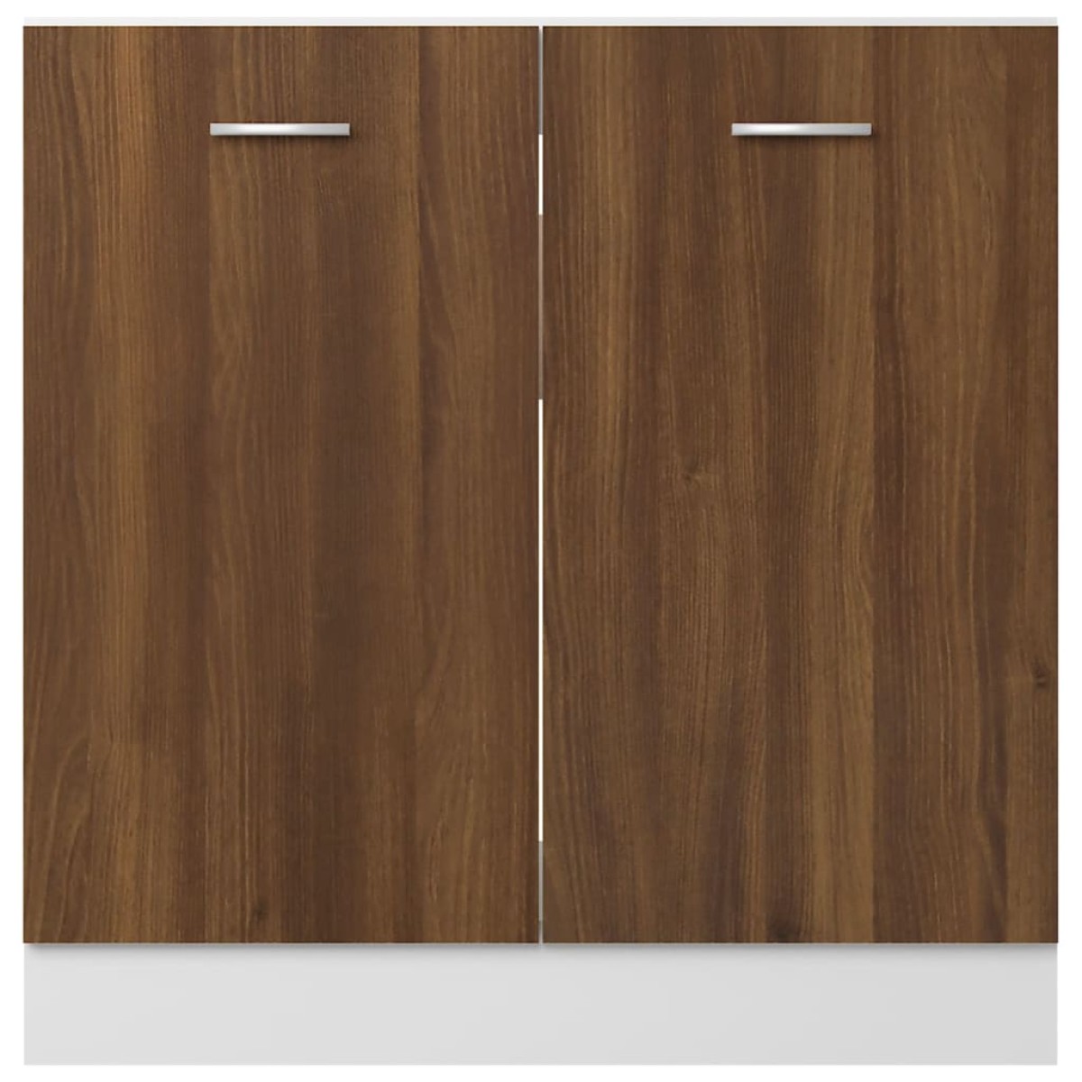 vidaXL Ντουλάπι Νιπτήρα Καφέ Δρυς 80x46x81,5 εκ. Επεξεργασμένο Ξύλο