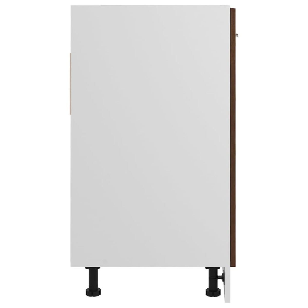 vidaXL Ντουλάπι Νιπτήρα Καφέ Δρυς 80x46x81,5 εκ. Επεξεργασμένο Ξύλο
