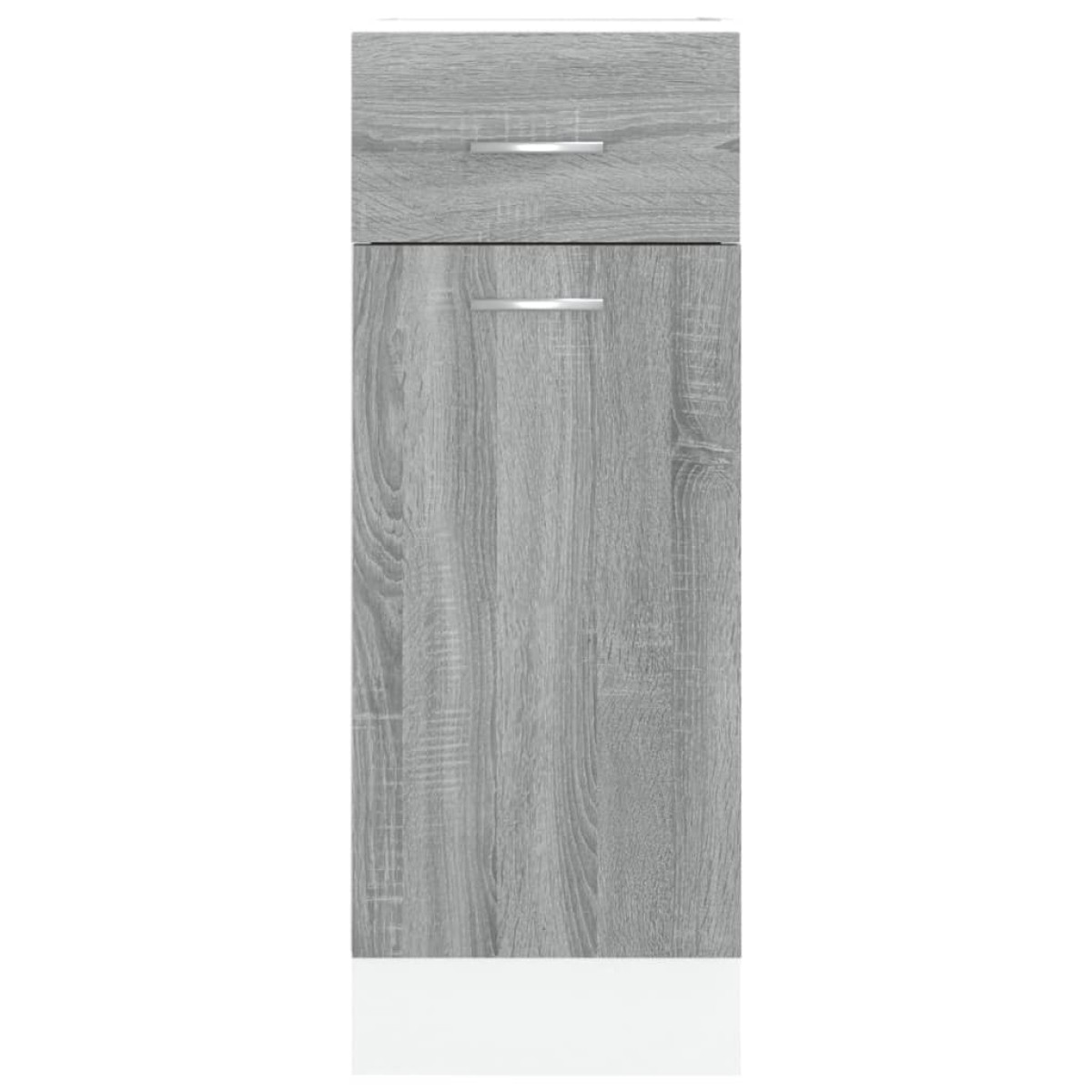 vidaXL Έπιπλο Με Συρτάρι Γκρι Sonoma 30x46x81,5 εκ. Επεξεργασμένο Ξύλο