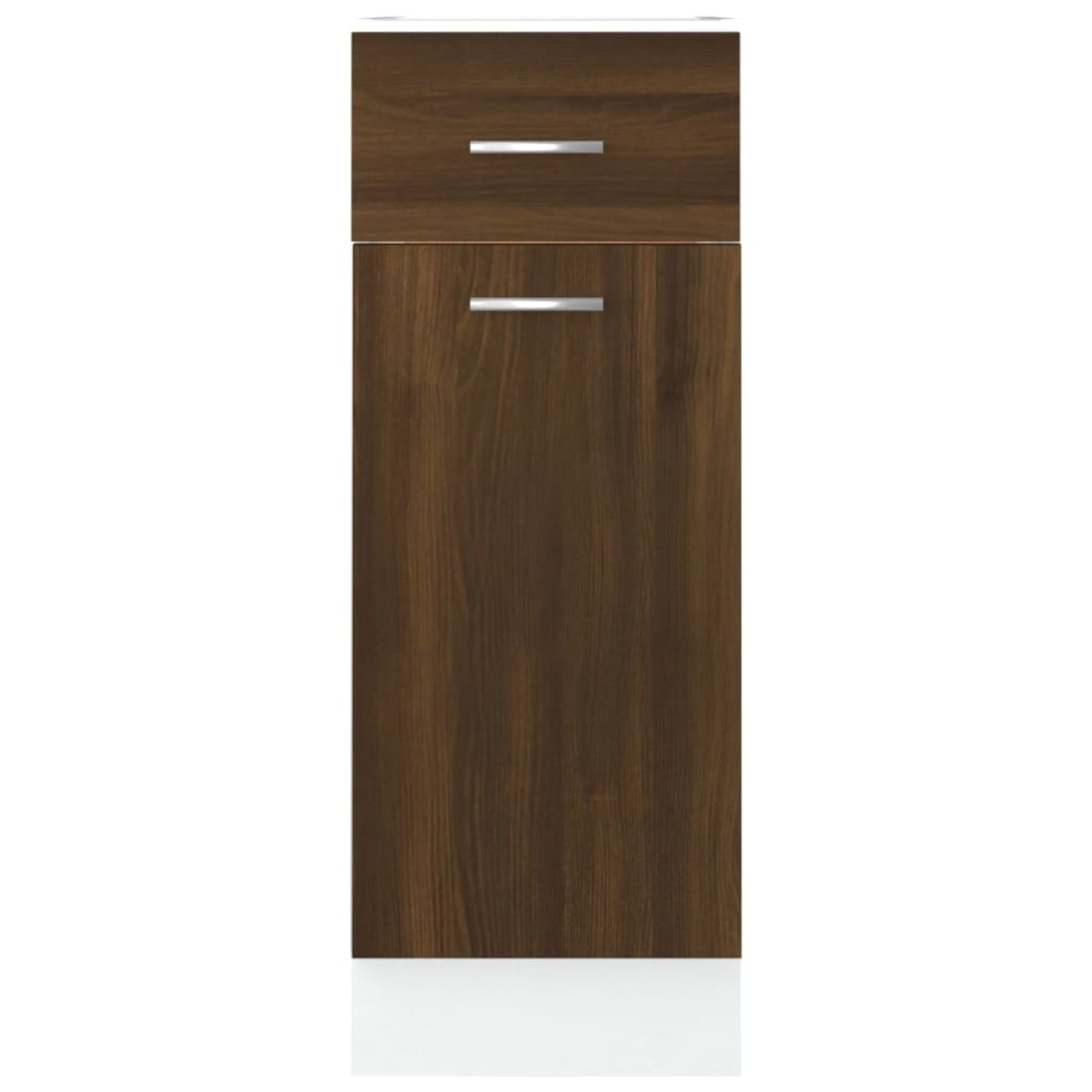 vidaXL Έπιπλο Με Συρτάρι Καφέ Δρυς 30 x 46 x 81,5 εκ. Επεξεργ. Ξύλο