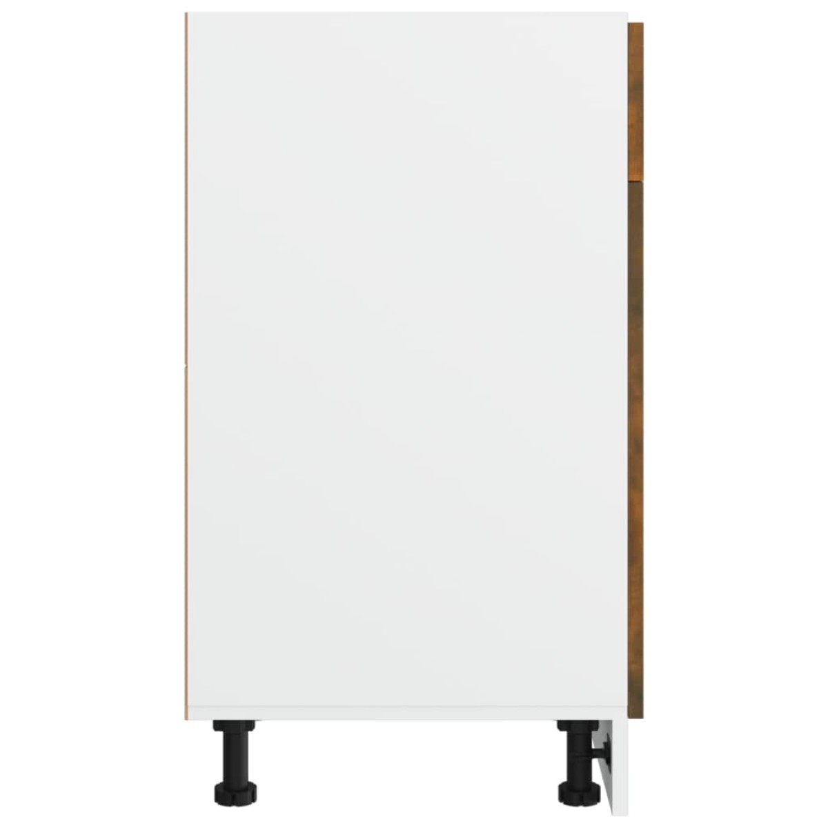 vidaXL Έπιπλο Με Συρτάρι Καπνιστή Δρυς 40x46x81,5 εκ. Επεξεργ. Ξύλο