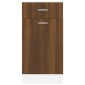 vidaXL Έπιπλο Με Συρτάρι Καφέ Δρυς 40 x 46 x 81,5 εκ. Επεξεργ. Ξύλο