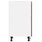 vidaXL Έπιπλο Με Συρτάρι Καπνιστή Δρυς 50x46x81,5 εκ. Επεξεργ. Ξύλο