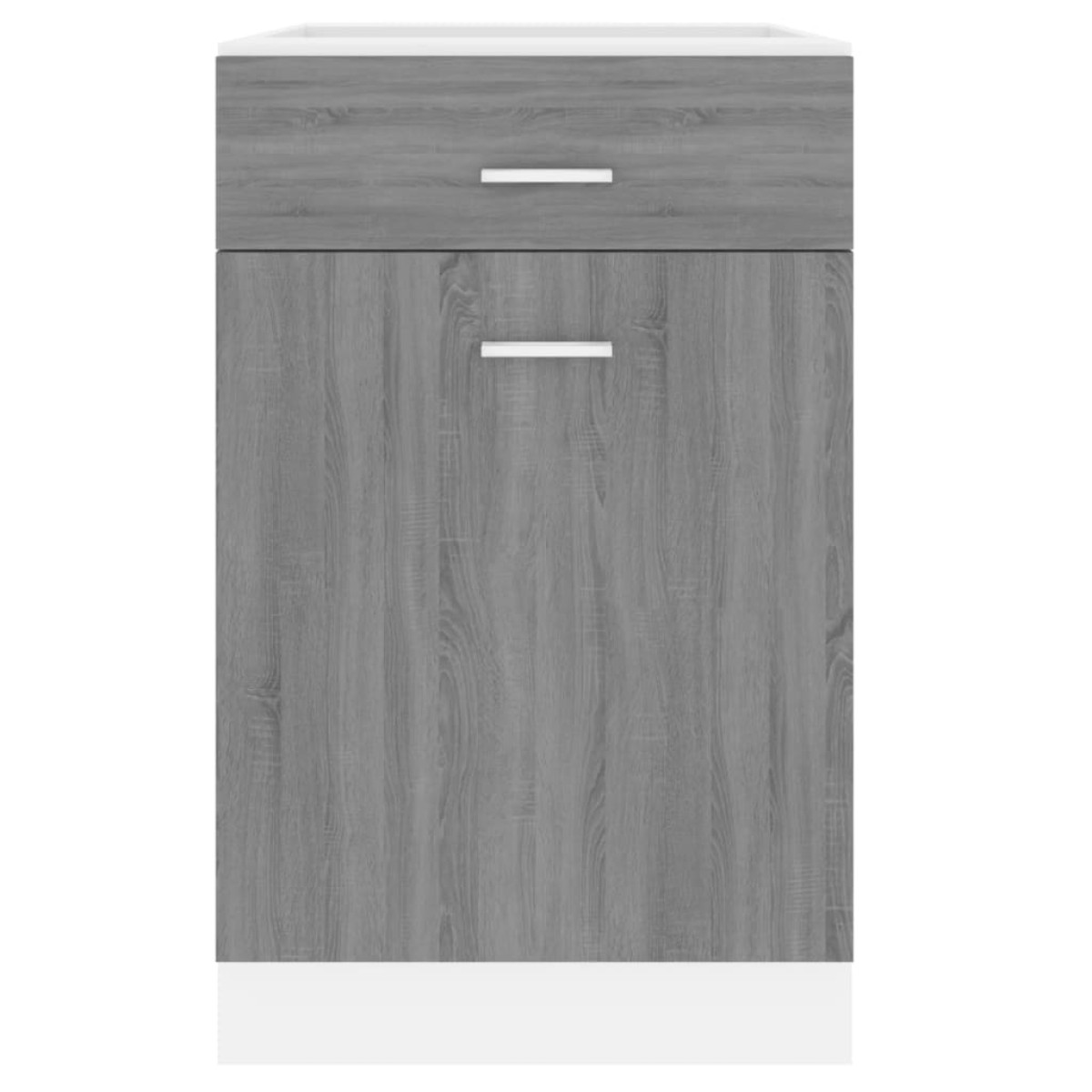 vidaXL Έπιπλο Με Συρτάρι Γκρι Sonoma 50x46x81,5 εκ. Επεξεργ. Ξύλο