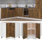 vidaXL Ντουλάπι Κουζίνας Καπνιστή Δρυς 75,5x75,5x80,5εκ. Επεξεργ. Ξύλο