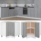 vidaXL Ντουλάπι Κουζίνας Γκρι sonoma75,5x75,5x80,5εκ. Επεξεργ. Ξύλο
