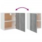 vidaXL Ντουλάπι Κρεμαστό Γκρι Sonoma 50x31x60 εκ. Επεξεργασμένο Ξύλο