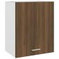 vidaXL Ντουλάπι Κρεμαστό Καφέ Δρυς 50 x 31 x 60 εκ. Επεξεργασμένο Ξύλο