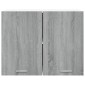 vidaXL Ντουλάπι Κρεμαστό Γκρι Sonoma 80x31x60 εκ. Επεξεργασμένο Ξύλο