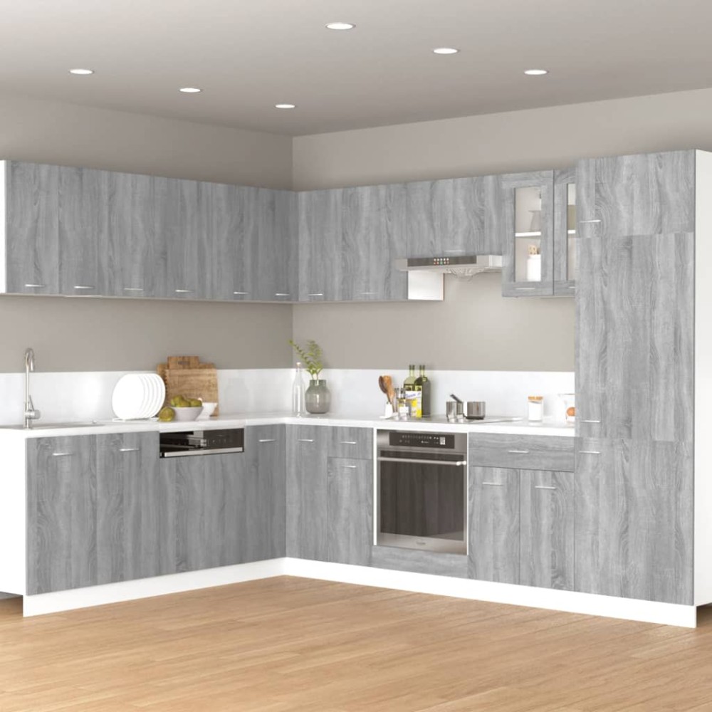 vidaXL Κρεμαστό Ντουλάπι "Lyon" Γκρι Sonoma 60x31x40 εκ. από Τεχνητό Ξύλο