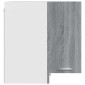 vidaXL Ντουλάπι Κρεμαστό Γωνιακό Γκρι Sonoma 57x57x60 εκ. Επεξ. Ξύλο