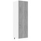 vidaXL Ντουλάπι Ψυγείου Γκρι sonoma 60x57x207 εκ. Επεξεργ. Ξύλο
