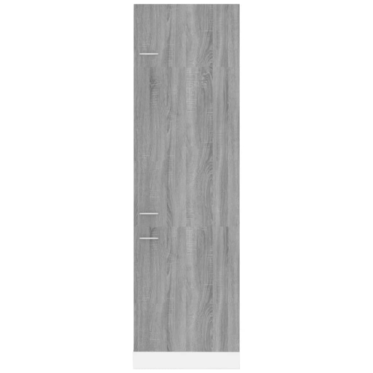 vidaXL Ντουλάπι Ψυγείου Γκρι sonoma 60x57x207 εκ. Επεξεργ. Ξύλο