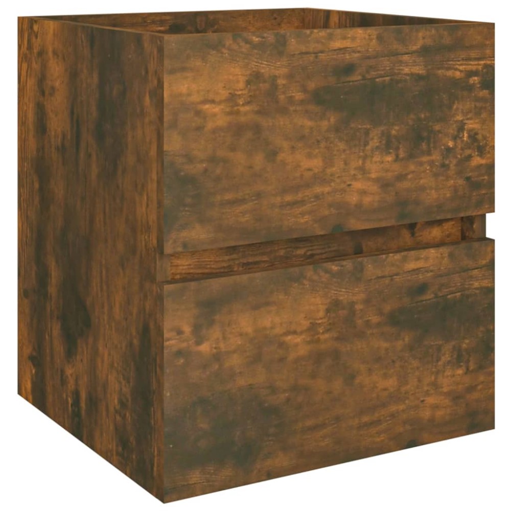 vidaXL Ντουλάπι Νιπτήρα Καπνιστή Δρυς 41x38,5x45 εκ. Επεξεργ. Ξύλο