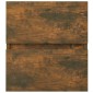 vidaXL Ντουλάπι Νιπτήρα Καπνιστή Δρυς 41 x 38,5 x 45 εκ. Επεξεργ. Ξύλο