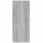 vidaXL Ντουλάπι Μπάνιου Γκρι Sonoma 60x33x80 εκ. Επεξεργασμένο Ξύλο