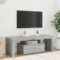 vidaXL Έπιπλο Τηλεόρασης με LED Γκρι Sonoma 120x35x40 εκ.