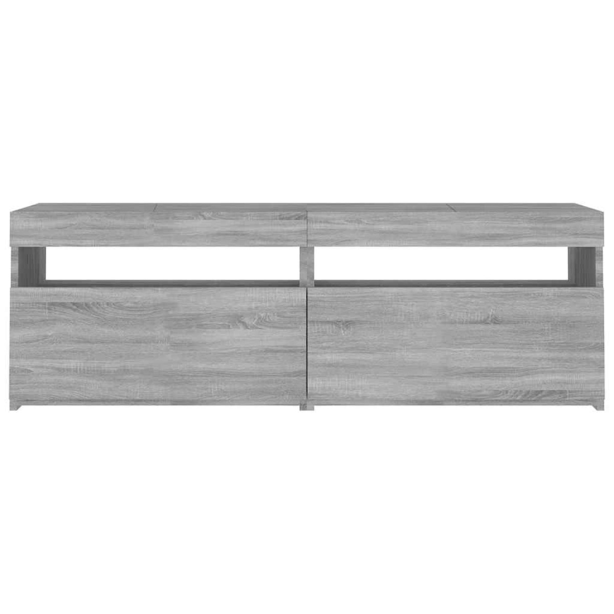 vidaXL Έπιπλο Τηλεόρασης με LED Γκρι Sonoma 120x35x40 εκ.