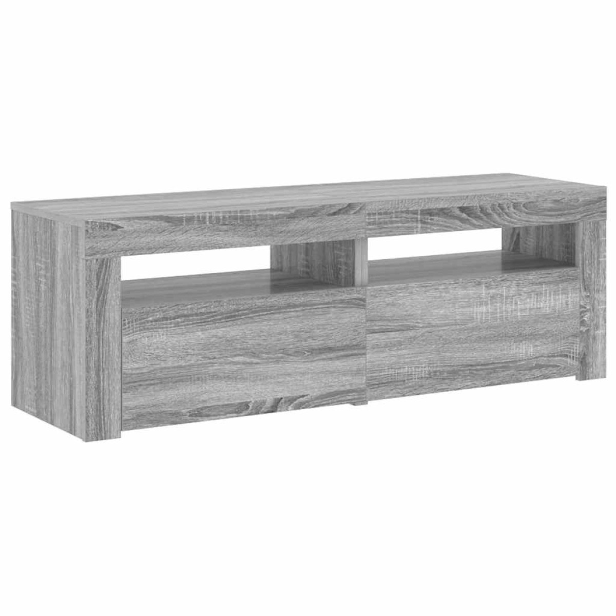 vidaXL Έπιπλο Τηλεόρασης με LED Γκρι Sonoma 120x35x40 εκ.