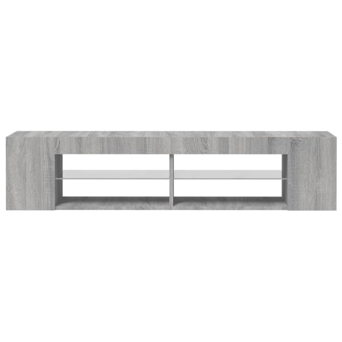 vidaXL Έπιπλο Τηλεόρασης με LED Γκρι Sonoma 135x39x30 εκ.