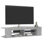 vidaXL Έπιπλο Τηλεόρασης με LED Γκρι Sonoma 135x39x30 εκ.