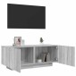 vidaXL Έπιπλο Τηλεόρασης Γκρι Sonoma 100x35x40 εκ. από Επεξεργ. Ξύλο
