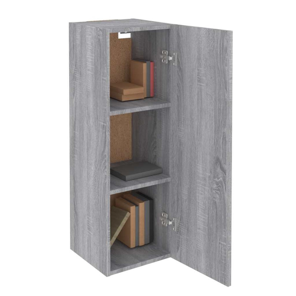 vidaXL Έπιπλο Τηλεόρασης Γκρι Sonoma 30,5x30x90 εκ. από Επεξεργ. Ξύλο