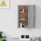 vidaXL Έπιπλα Τηλεόρασης 2 τεμ. Γκρι Sonoma30,5x30x90 εκ. Επεξ. Ξύλο