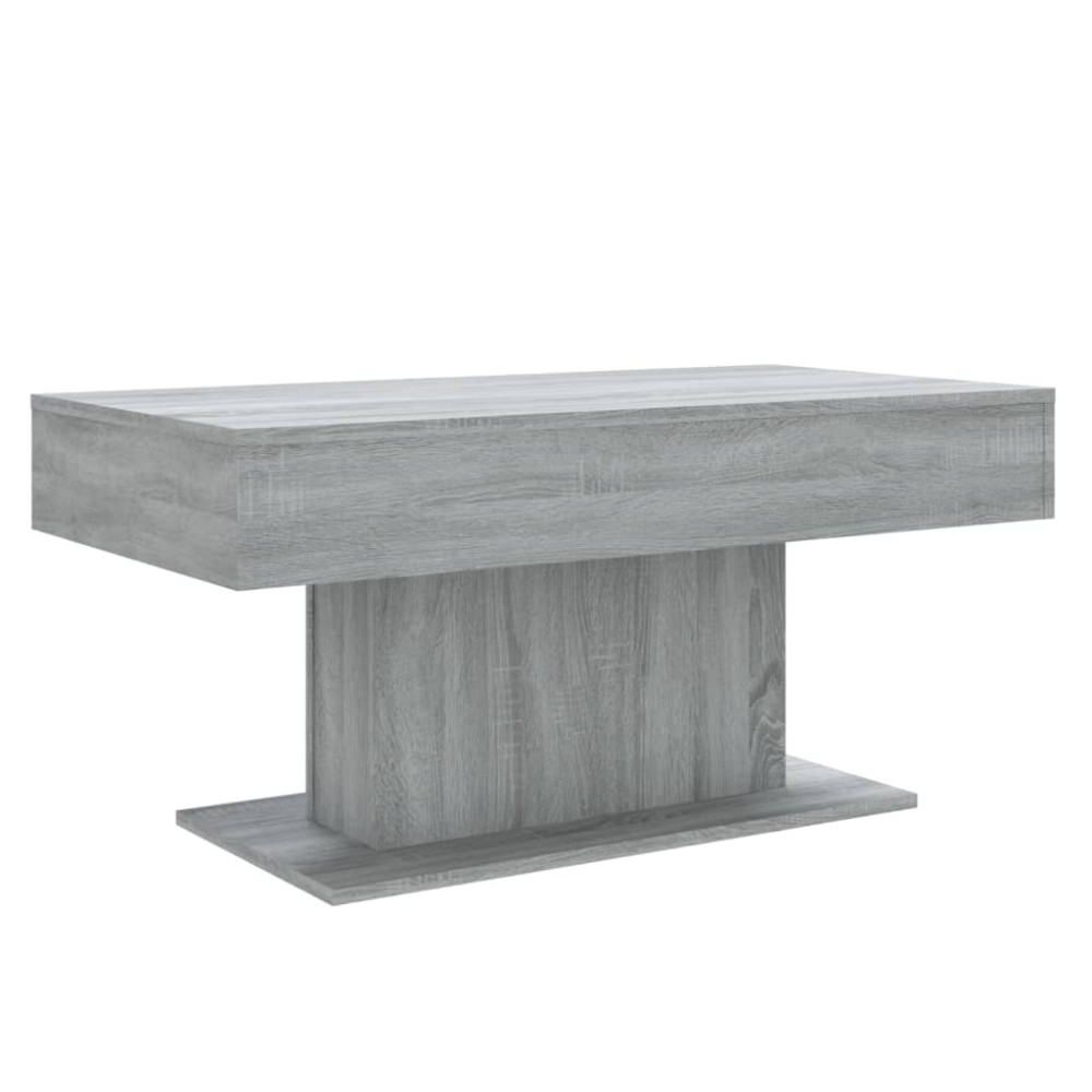 vidaXL Τραπεζάκι Σαλονιού Γκρι Sonoma 96x50x45 εκ. Επεξεργασμένο Ξύλο