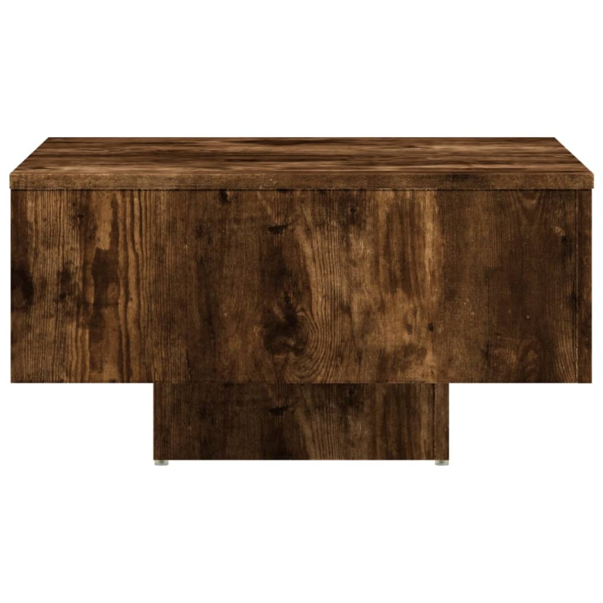 vidaXL Τραπεζάκι Σαλονιού Καπνιστή Δρυς 60x60x31,5 εκ. Επεξεργ. Ξύλο