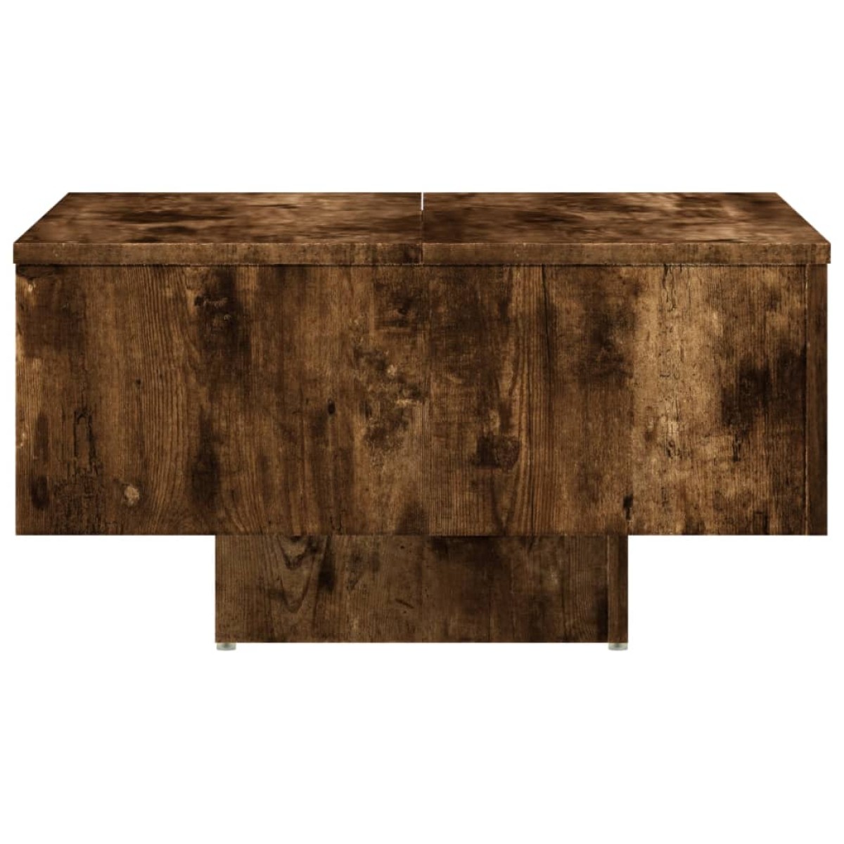 vidaXL Τραπεζάκι Σαλονιού Καπνιστή Δρυς 60x60x31,5 εκ. Επεξεργ. Ξύλο