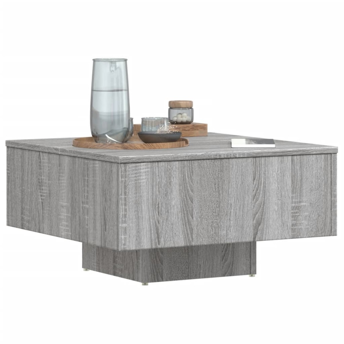 vidaXL Τραπεζάκι Σαλονιού Γκρι Sonoma 60x60x31,5 εκ. από Επεξεργ. Ξύλο