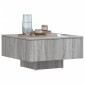 vidaXL Τραπεζάκι Σαλονιού Γκρι Sonoma 60x60x31,5 εκ. από Επεξεργ. Ξύλο
