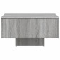 vidaXL Τραπεζάκι Σαλονιού Γκρι Sonoma 60x60x31,5 εκ. από Επεξεργ. Ξύλο