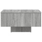 vidaXL Τραπεζάκι Σαλονιού Γκρι Sonoma 60x60x31,5 εκ. από Επεξεργ. Ξύλο