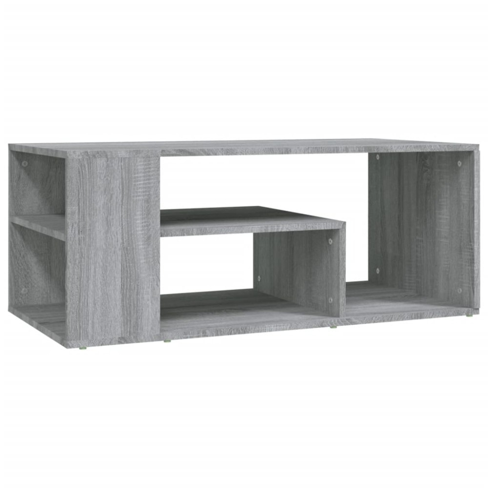 vidaXL Τραπεζάκι Σαλονιού Γκρι Sonoma 100x50x40 εκ. Επεξεργασμένο Ξύλο