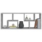 vidaXL Ραφιέρα Τοίχου Γκρι Sonoma 36x16x90εκ. Επεξεργασμένο Ξύλο
