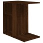 vidaXL Βοηθητικό Τραπέζι Καφέ Δρυς 50 x 30 x 50 εκ. Επεξεργασμένο Ξύλο