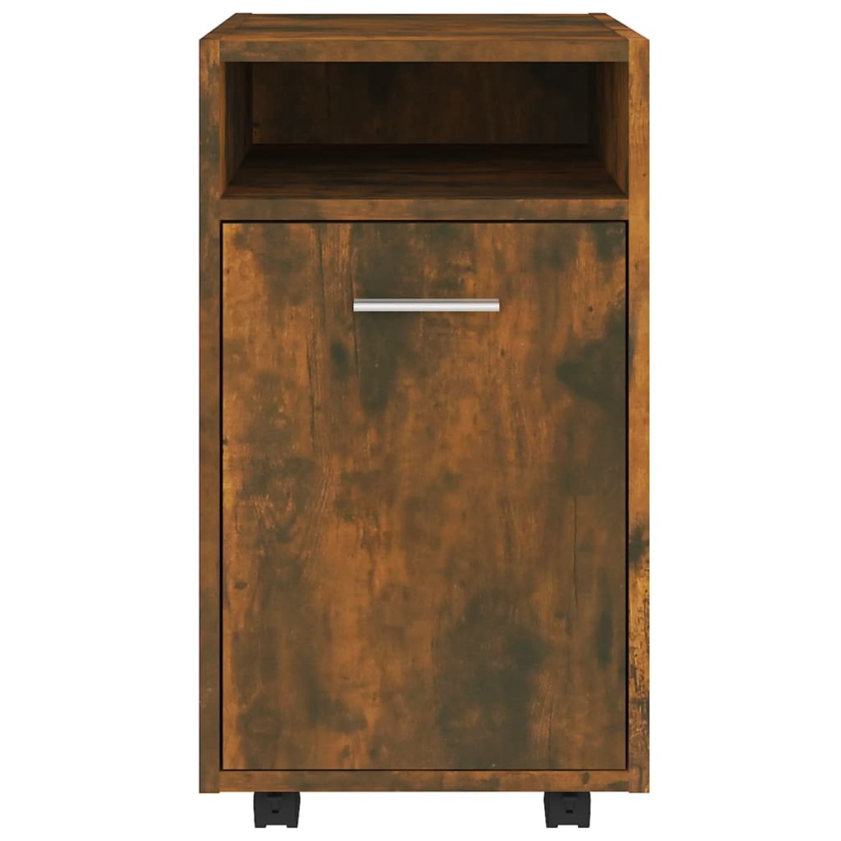 vidaXL Ντουλάπι με Ροδάκια Καπνιστή Δρυς 33x38x60 εκ. Επεξεργ. ξύλο