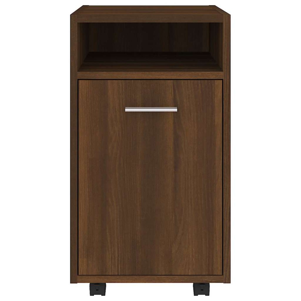 vidaXL Ντουλάπι με Ροδάκια Καφέ Δρυς 33x38x60 εκ. Επεξεργασμένο ξύλο