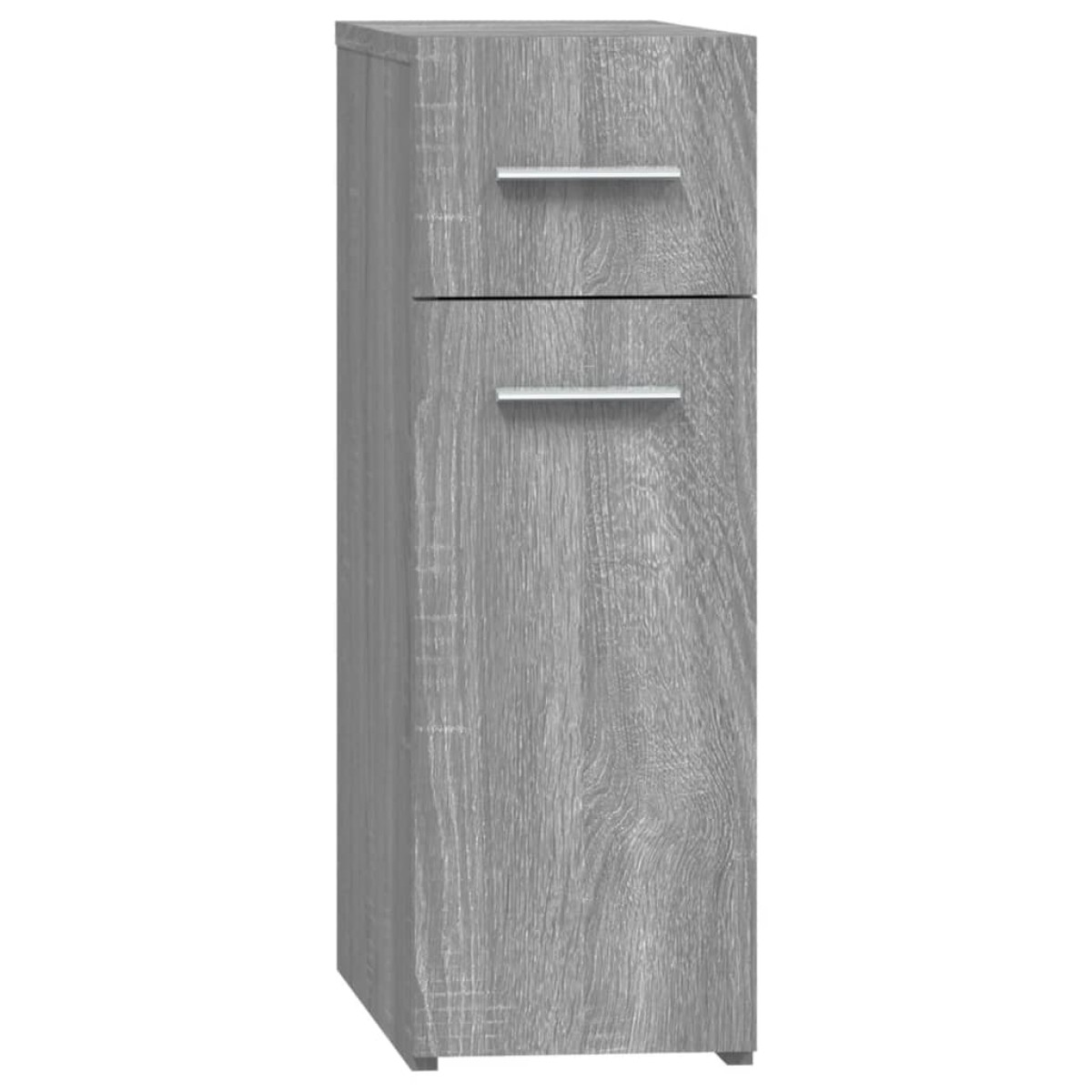 vidaXL Συρταριέρα Γενικής Χρήσης Γκρι Sonoma 20x45,5x60 εκ. Επεξ. Ξύλο