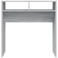 vidaXL Τραπέζι Κονσόλα Γκρι Sonoma 78 x 30 x 80 εκ. Επεξεργασμένο Ξύλο