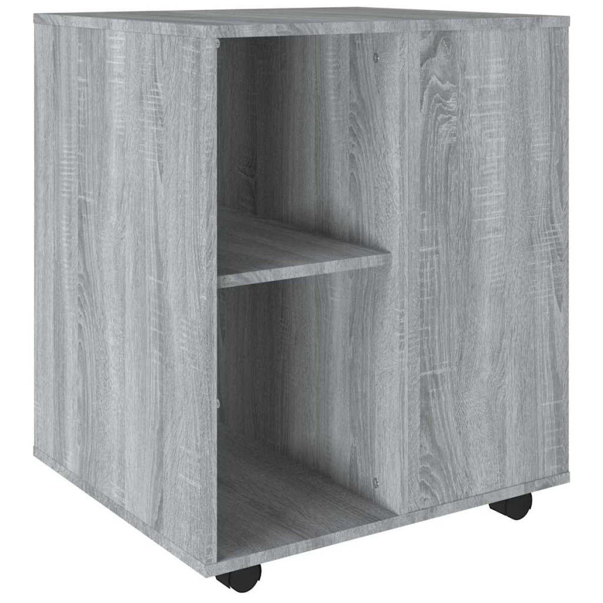 vidaXL Ντουλάπι Με Ροδάκια Γκρι Sonoma 60 x 53 x 72 εκ. Επεξεργ. Ξύλο