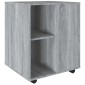 vidaXL Ντουλάπι Με Ροδάκια Γκρι Sonoma 60 x 53 x 72 εκ. Επεξεργ. Ξύλο