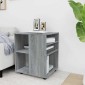 vidaXL Ντουλάπι Με Ροδάκια Γκρι Sonoma 60 x 53 x 72 εκ. Επεξεργ. Ξύλο