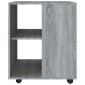 vidaXL Ντουλάπι Με Ροδάκια Γκρι Sonoma 60 x 53 x 72 εκ. Επεξεργ. Ξύλο