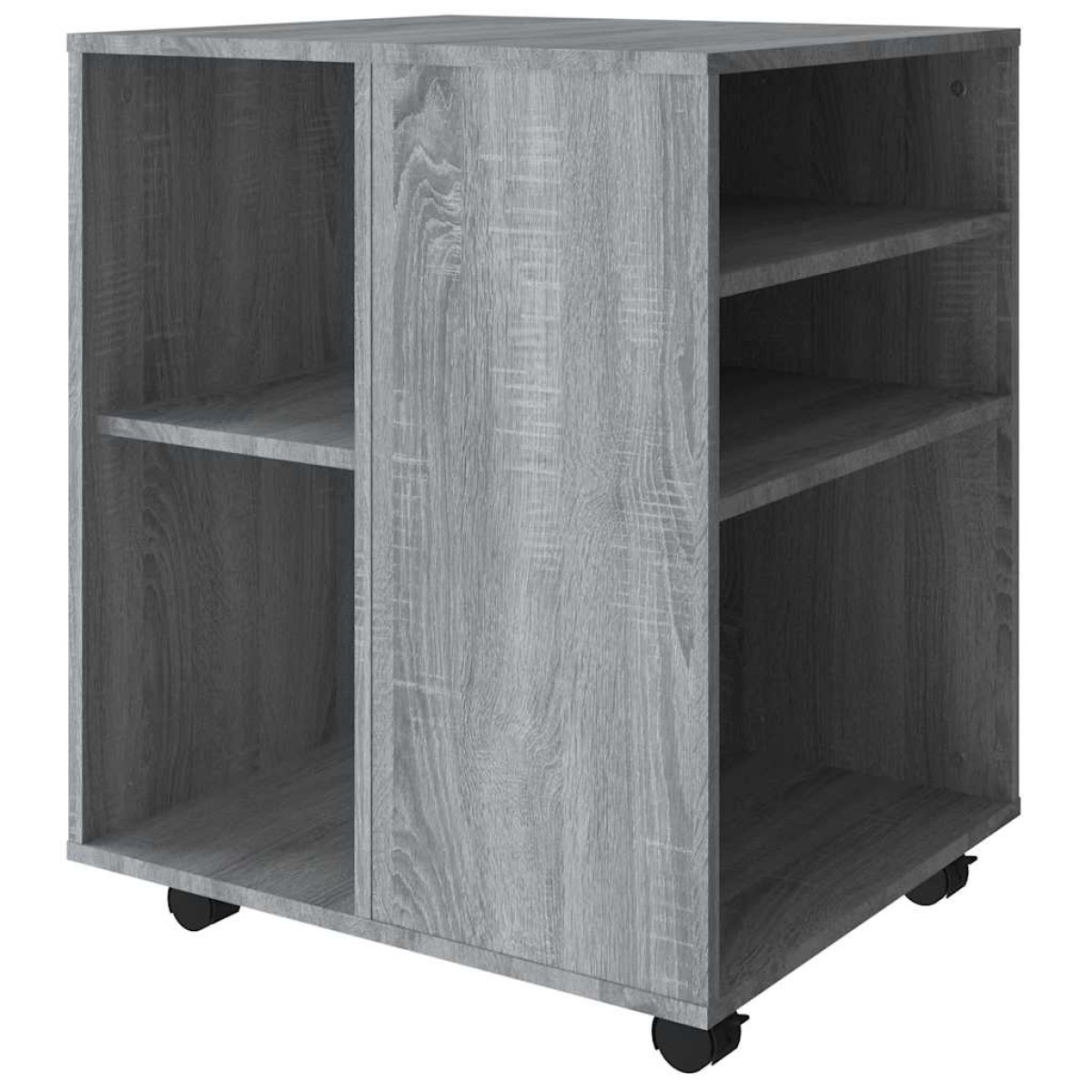 vidaXL Ντουλάπι Με Ροδάκια Γκρι Sonoma 60 x 53 x 72 εκ. Επεξεργ. Ξύλο