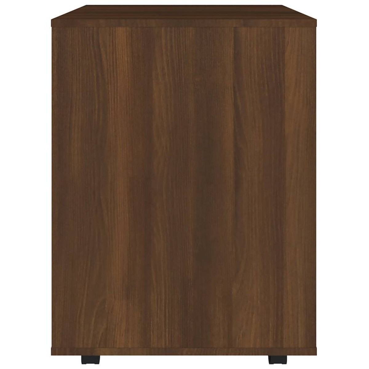vidaXL Ντουλάπι Με Ροδάκια Καφέ Δρυς 60 x 53 x 72 εκ. Επεξεργ. Ξύλο
