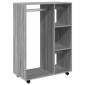 vidaXL Ντουλάπα Γκρι Sonoma 80 x 40 x 110 εκ. από Επεξεργασμένο Ξύλο