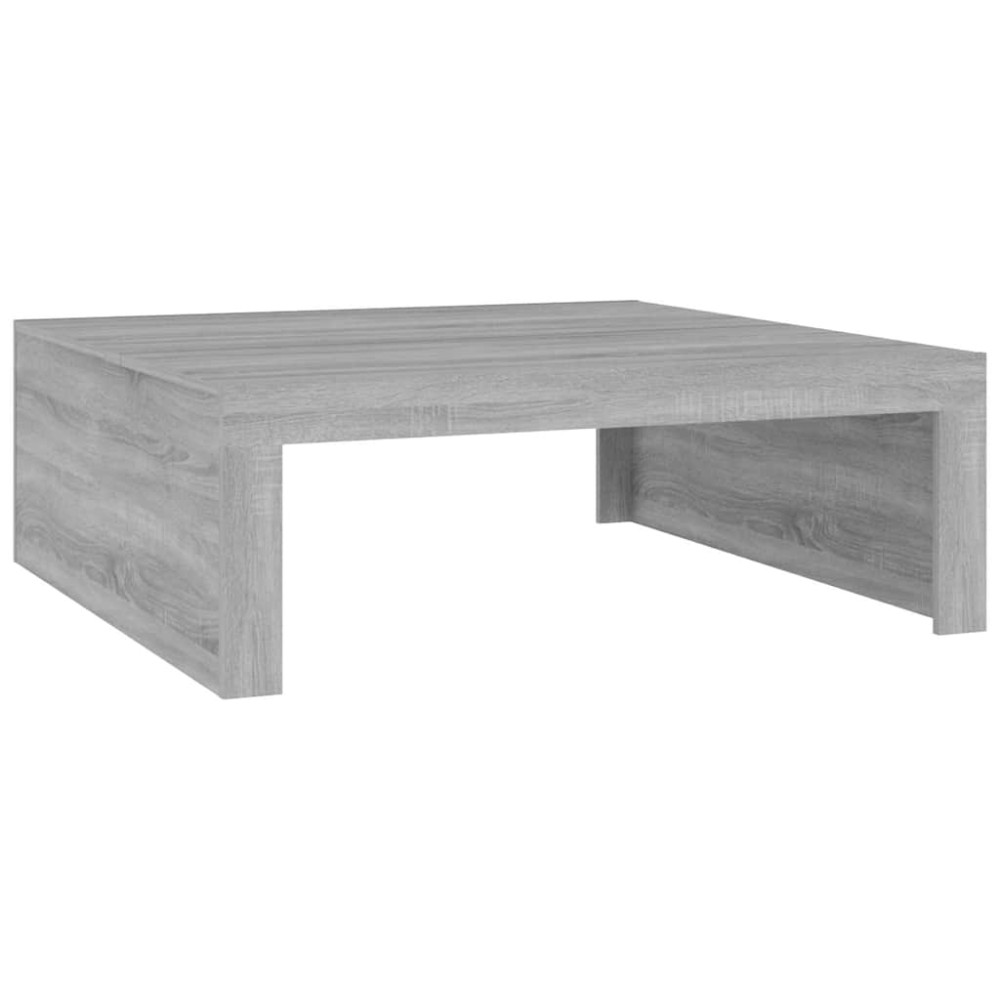 vidaXL Τραπεζάκι Σαλονιού Γκρι Sonoma 100x100x35εκ. Επεξεργασμένο Ξύλο